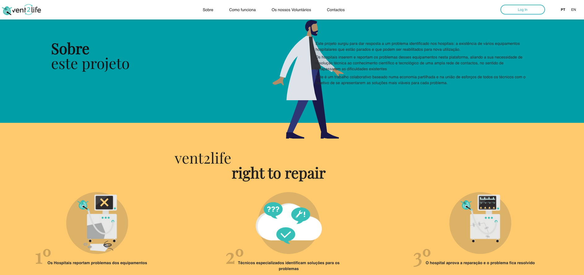 Vent2Life – A iniciativa que pretende identificar e recuperar ventiladores inativos