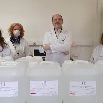 FFUL produz solução desinfetante para Hospital de Campanha de Lisboa
